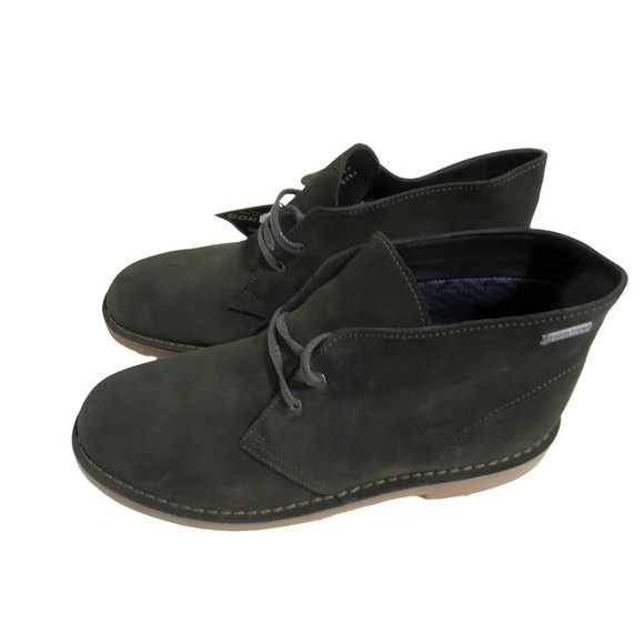 Clarks Premium Chukka boots, Suede,  NEW, Desert Boot GTX Loden Green/Khaki - Picture 1 of 10